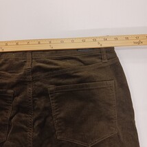 RSQ Jeans Manhattan High Rise Corduroy Pants Brown Pockets Women’s Size 11/W30 image 10