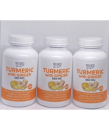 3x Wellness Garden Turmeric w/ Ginger Inflammatory &amp; Digestion 90 Capsul... - $877.86 MXN