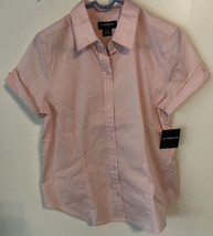 Liz Claiborne SS Shirting Clear Pink Med - £9.03 GBP