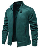 Men&#39;s Zip Up Long Sleeve Biker Jacket - $60.49
