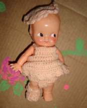 Vintage Irwin Hard Plastic Kewpie Doll 6&quot; - £15.74 GBP