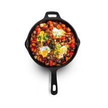 cast iron skillet pan With Long Handle Nonstick Pre-Seasoned Induction 1... - £55.61 GBP