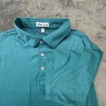 Peter Millar Polo Shirt Striped Golf Casual Short Sleeve XL - $30.07 CAD