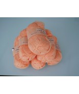 Poly Soft Yarn Lot of 6 Skeins Color 25 Medium Orange NWT - $48.89 CAD