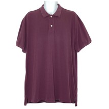 GAP Men&#39;s size Extra Large Short Sleeved Polo Golf Shirt Burgundy Wine - £17.71 GBP
