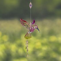 Five-Tone Acrylic 3-Piece Hummingbird Chain Ornament (Set of 6 (1 of Each)) - $29.95+