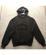 Essentials Fear of God Hoodie Unisex XS Black Fleece Oversized Pullover NWT - $191.77 CAD