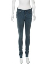 Helmut Lang Storm Wash Dusty Blue Skinny Leggings Jeans 24 0 - £30.92 GBP