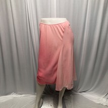 Worthington Slip Skirt Womens 8 Gradient Pink Salmon Lined Knee Length - £10.01 GBP