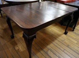 Genuine Chippendale Era Cuban Mahogany Dining Table c1760 54&quot; x 38&quot; With Leaf - £1,100.40 GBP