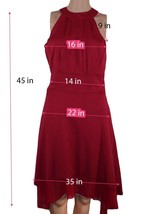 Women Dress Unbranded Women Sleeveless Hi-Low Red Dress Size M - $141.27 MXN