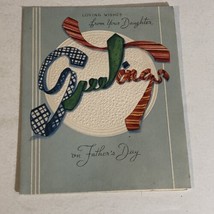 Vintage Father’s Day Card Loving Wishes From Your Daughter Box4 - £3.15 GBP