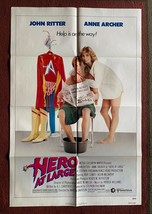 HERO AT LARGE (1980) John Ritter as Actor-Turned-Superhero with Anne Archer 1S - £59.01 GBP