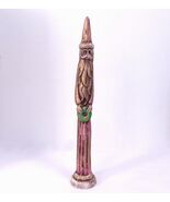 Vintage Santa Claus Jim Shore Folk Art Skinny Pencil Christmas Ceramic F... - $618.04 MXN