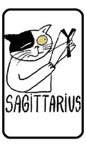 Cat Zodiac Refrigerator Magnet 02 - Sagittarius - $7.99