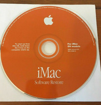 Vintage 1999 Macintosh Mac iMac DV v9.0 OS 9 Software Restore Disc CD - £39.33 GBP