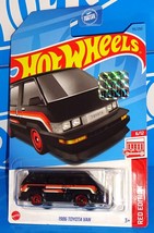Hot Wheels 2023 Factory Set Target Red Edition 6/12 1986 Toyota Van Black - $10.00