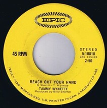 Tammy Wynette Reach Out Your Hand 45 rpm Bedtime Story Canadian Pressing - $4.94