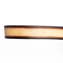 Marco Di Milano Caiman & Calfskin Western Texas Belt Stone Orix image 4
