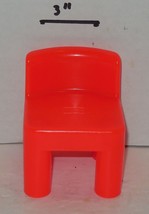 Vintage Little Tikes Dollhouse Red Chair Replacement - £11.10 GBP