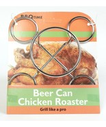 Beer Can Chicken Roaster Rack BBQ Time Grill Like A Pro NEW - $17.75 CAD