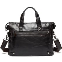 WESTAL bag men&#39;s leather men&#39;s briefcase handbag leather laptop bag for men men&#39; - £98.85 GBP