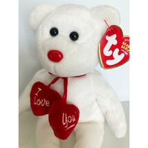 Truly the Valentine White Bear Ty Beanie Baby MWMT Collectible Retired - $7.95