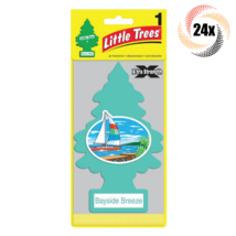 24x Packs Little Trees Single Bayside Breeze Scent X-tra Strength Hanging Trees - £29.76 GBP