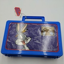 1996 Vintage Warner Bros Bugs Bunny Looney Tunes Blues Lunch Box - £33.81 GBP