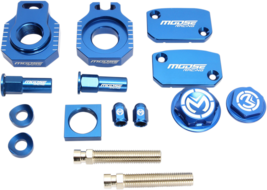 Moose Racing Bling Pack CNC Aluminum Blue For 2014-2016 Husqvarna TC 250 TC250 - £88.09 GBP