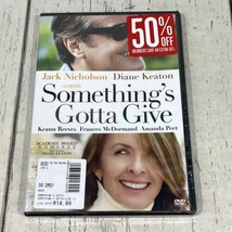 Something&#39;s Gotta Give (DVD, 2003) Jack Nicholson Diane Keaton New! - £3.08 GBP