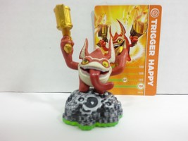 Skylanders Spyro&#39;s Adventure TRIGGER HAPPY Series 1 Figure (loose, w/ card) - £5.14 GBP