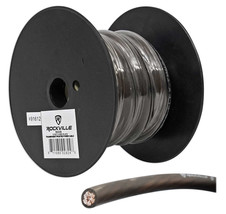 Rockville R0G5BLACK 0 Gauge AWG 5-Ft Black Car Amp Ground Wire Cable-High Grade - £23.46 GBP