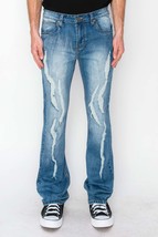 Men&#39;s Blue Bootcut Denim Jeans - £36.59 GBP