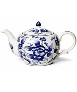 Andrea by Sadak Blue and White Porcelain Teapot 16 oz. - £27.68 GBP