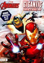 Marvel Avengers - Gigantic Coloring &amp; Activity Book - Bonus Stand-Up - £5.57 GBP