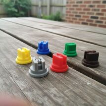 110° Flat Fan Spray Plastic Nozzle Tips 6-Pack 0.15-0.6mm Orifice Agricu... - $192.54 MXN