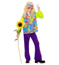 Kids Flower Power Hippie Costume - $24.85