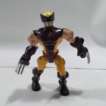 Hasbro Marvel Super Hero Mashers Wolverine Brown &amp; Gold 2014 Complete - £7.90 GBP