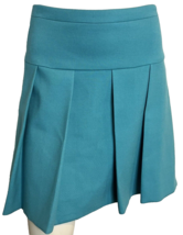 J. Crew Women&#39;s Pleated Skirt Green Size 12 - £12.66 GBP