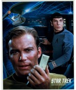 William Shatner &amp; Leonard Nimoy Star Trek TOS 8x10 Publicity Photo Kirk ... - $280.89 MXN