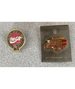 Coca-Cola NHL Vintage Collectable Wearable Pins Lot Of 2 - €10,99 EUR