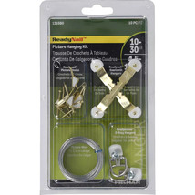 Hillman 10pc 10lbs-30lbs Picture Hanging Kit - £8.55 GBP