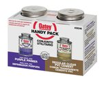 Oatey 30246 4 oz. PVC Regular Clear Cement and 4 oz. NSF Purple Primer H... - $23.35