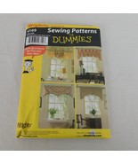 Simplicity 4169 Window Treatment Valances Sewing Patterns for Dummies Ne... - £6.17 GBP
