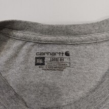 Carhartt K87 HGY Men's Gray Pocket Cotton Blend Short Sleeve T-Shirt Size 2XL image 7