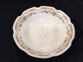 Vintage Fine China Vegetable Serving Bowl 8.5&quot; Unknown Pattern - £11.78 GBP
