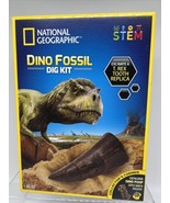 National Geographic STEM Dino Fossil Dig Kit Excavate T. Rex Tooth COMBI... - £6.26 GBP