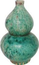 Vase Gourd Colors May Vary Speckled Green Variable Handmade Hand-Cr - £191.97 GBP