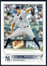 2022 Topps #516 Stephen Ridings New York Yankees Rookie Card - £1.21 GBP